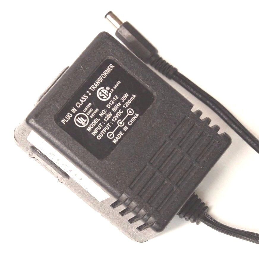 *Brand NEW* D12-12 Class 2 Transformer Homedics ADP-1 AC Type 12V 1200mA VGC AC Adapter POWER Supply